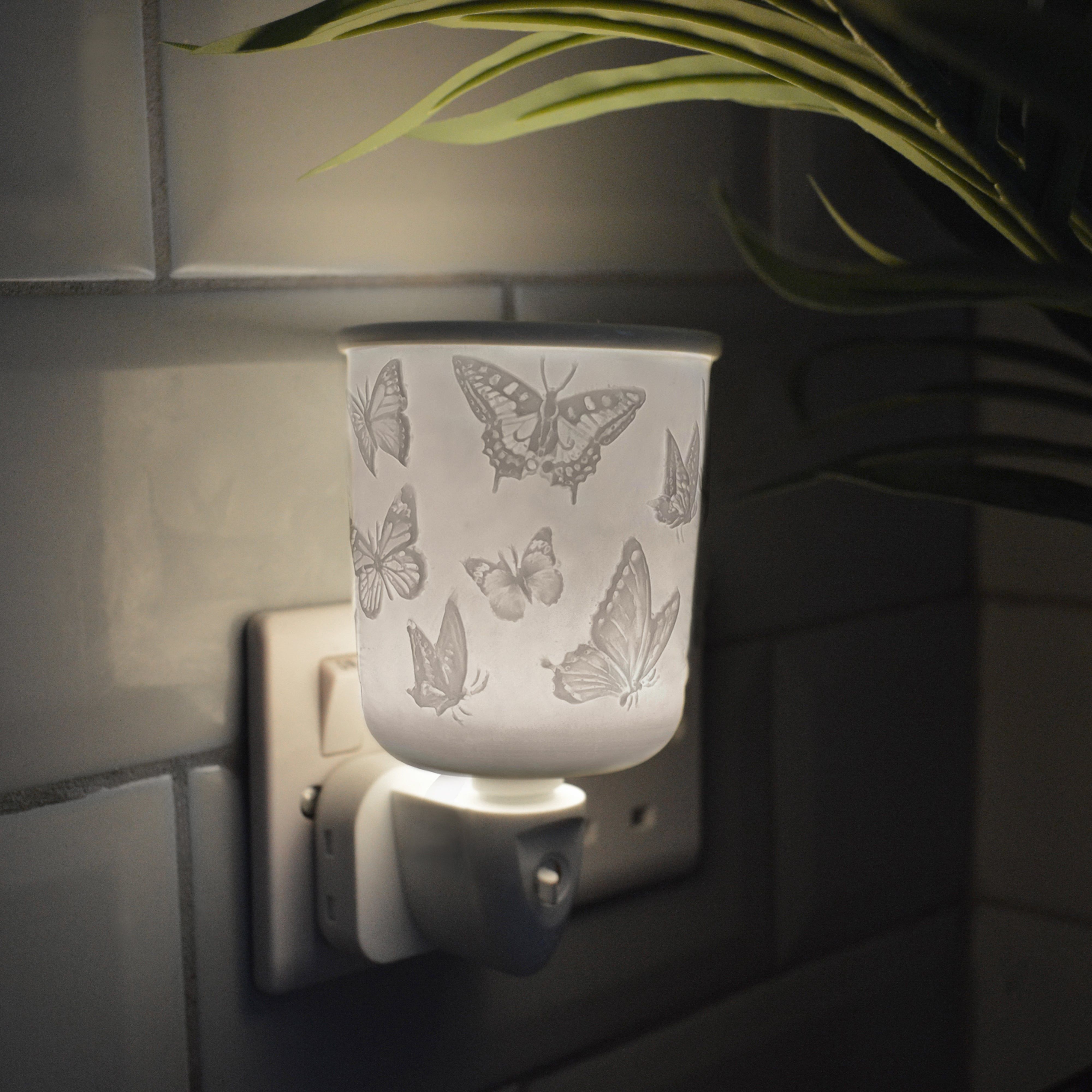 Cello - Porcelain Plug In Electric Warmer - Butterfly