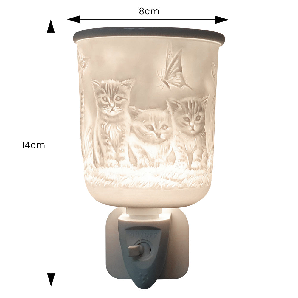 Cello - Porcelain Plug In Electric Warmer - Kitten