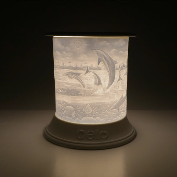 Cello - Straight Porcelain Electric Wax Burner - Dolphin