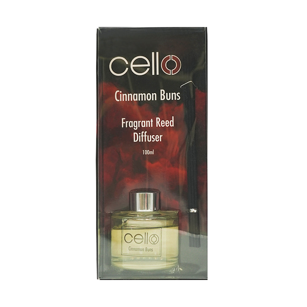 Cello - Fragrance Burst Reed Diffuser - Cinnamon Buns