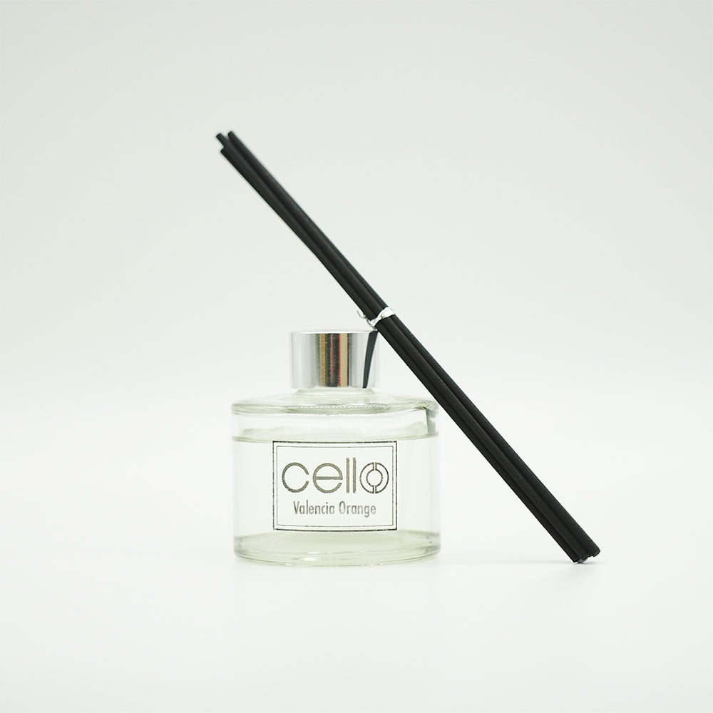 Cello - Fragrance Burst Reed Diffuser - Valencia Orange