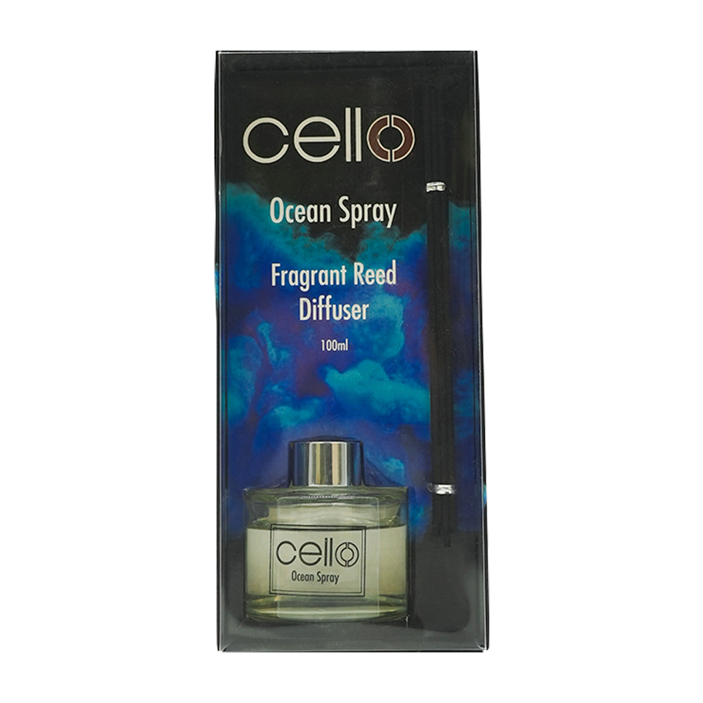 Cello - Fragrance Burst Reed Diffuser - Ocean Spray