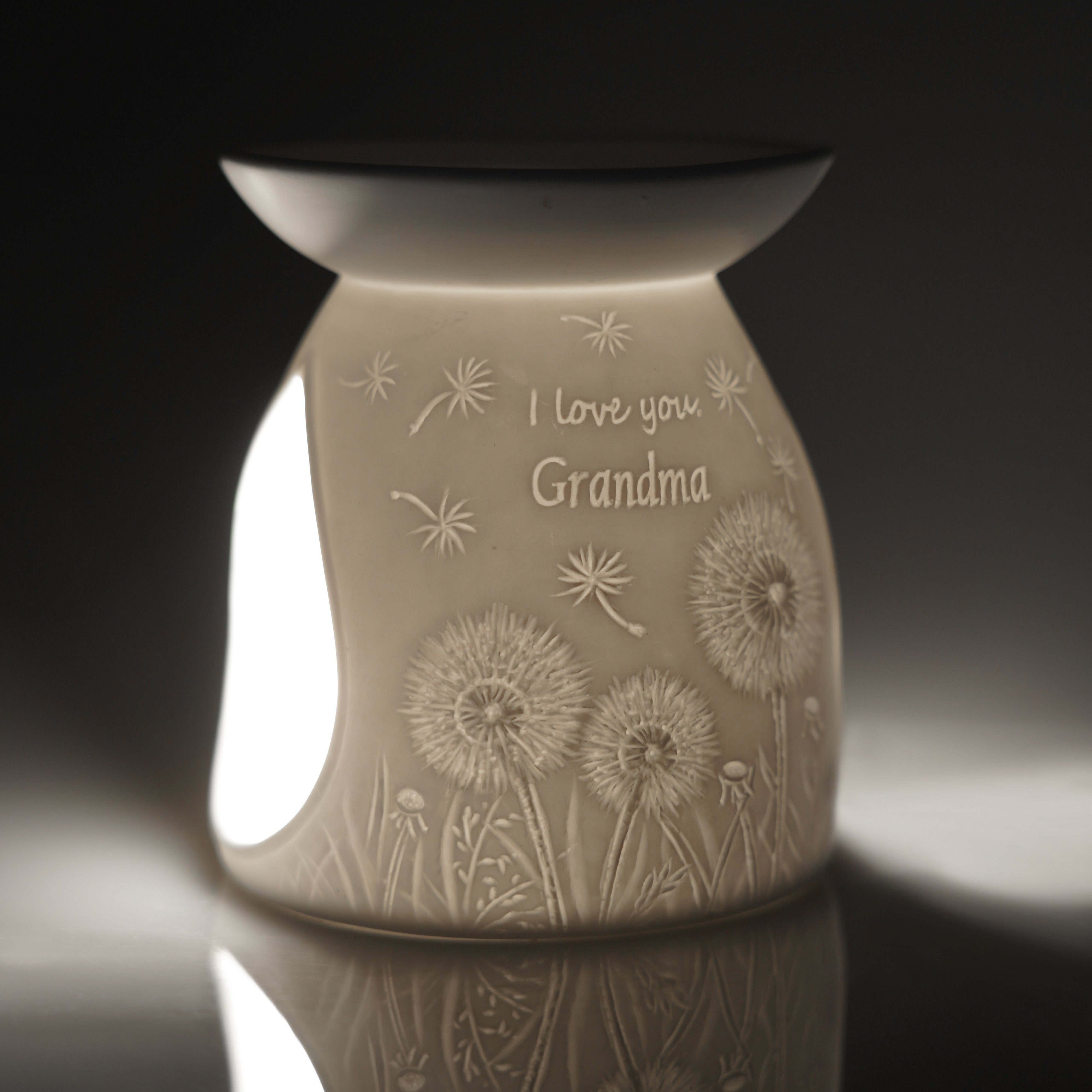 Cello - Porcelain Tealight Wax Melt Burner - I Love You Grandma