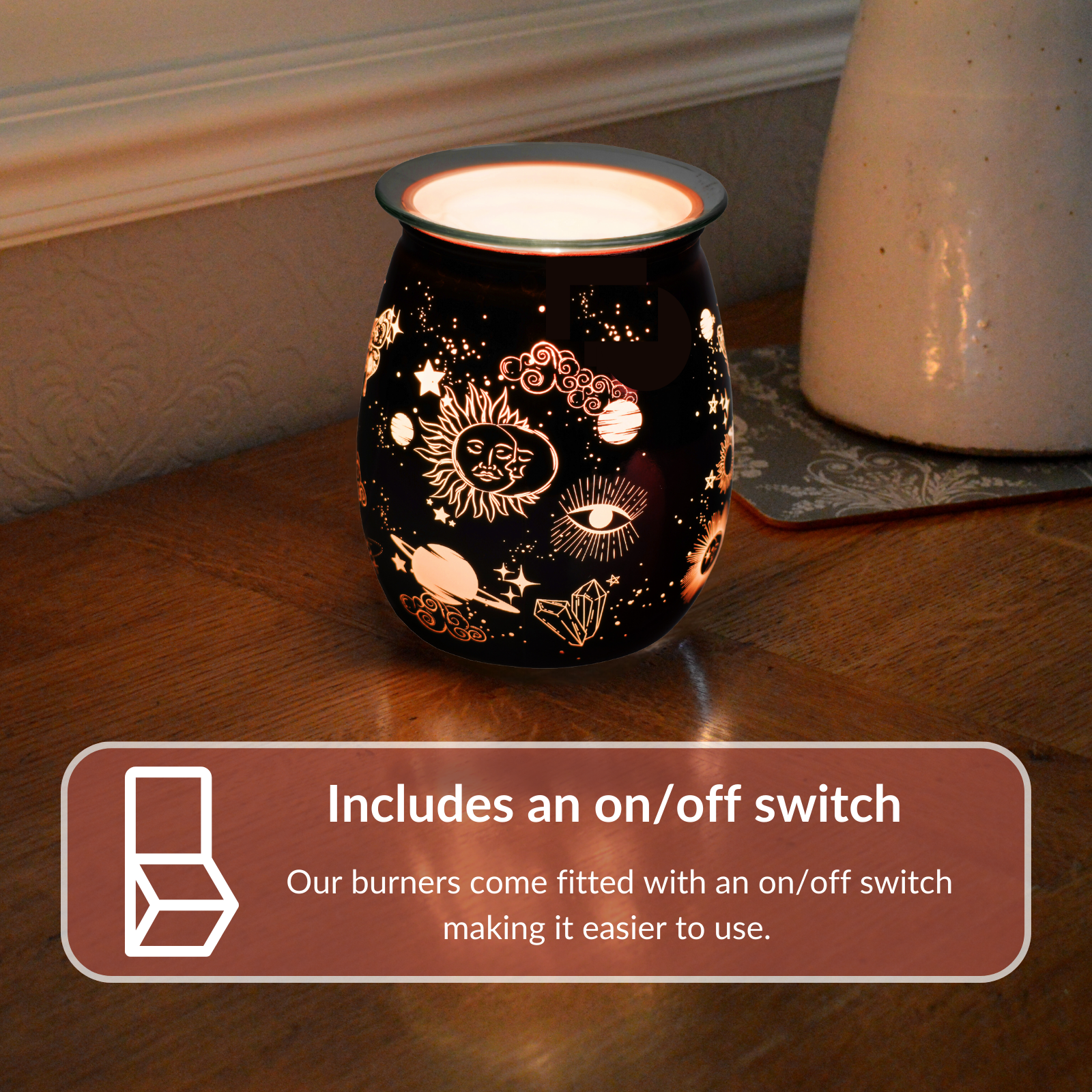 Cello - Celestial Electric Wax Burner - Copper