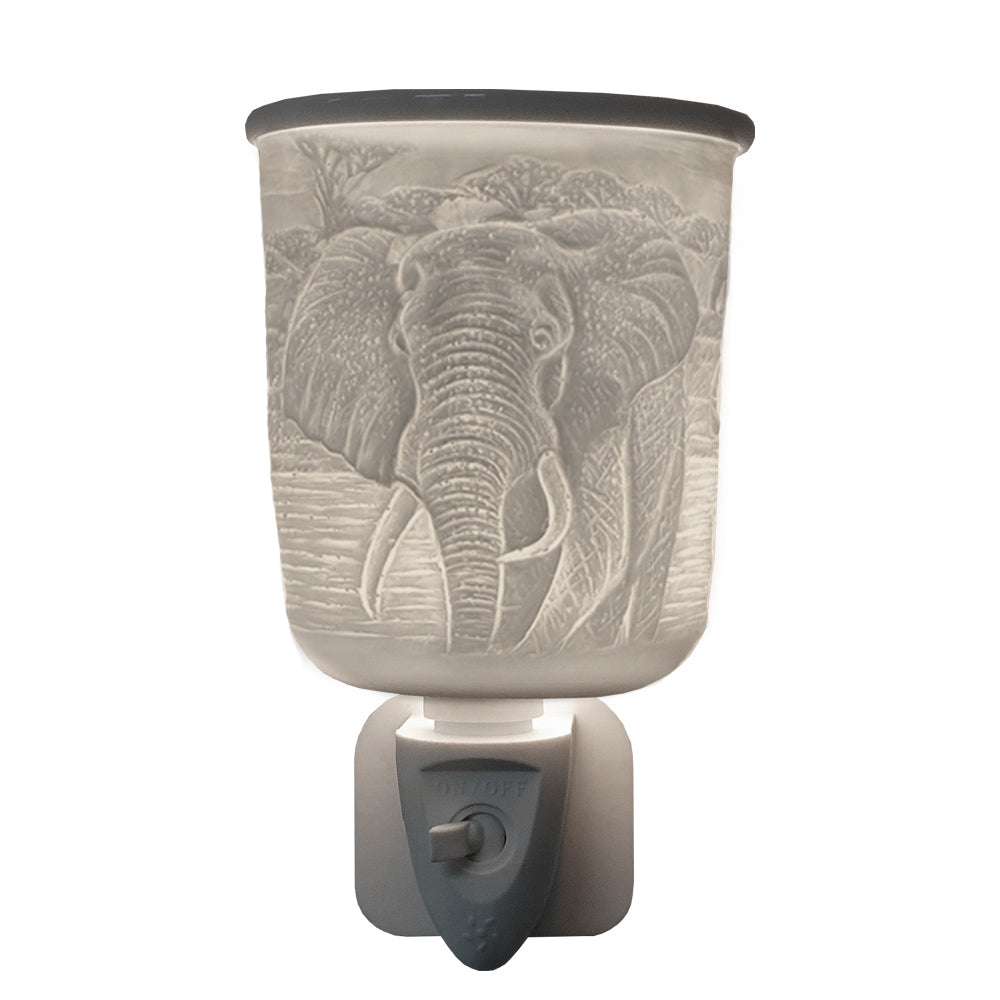 Cello - Porcelain Plug In Electric Melt Burner - Elephant