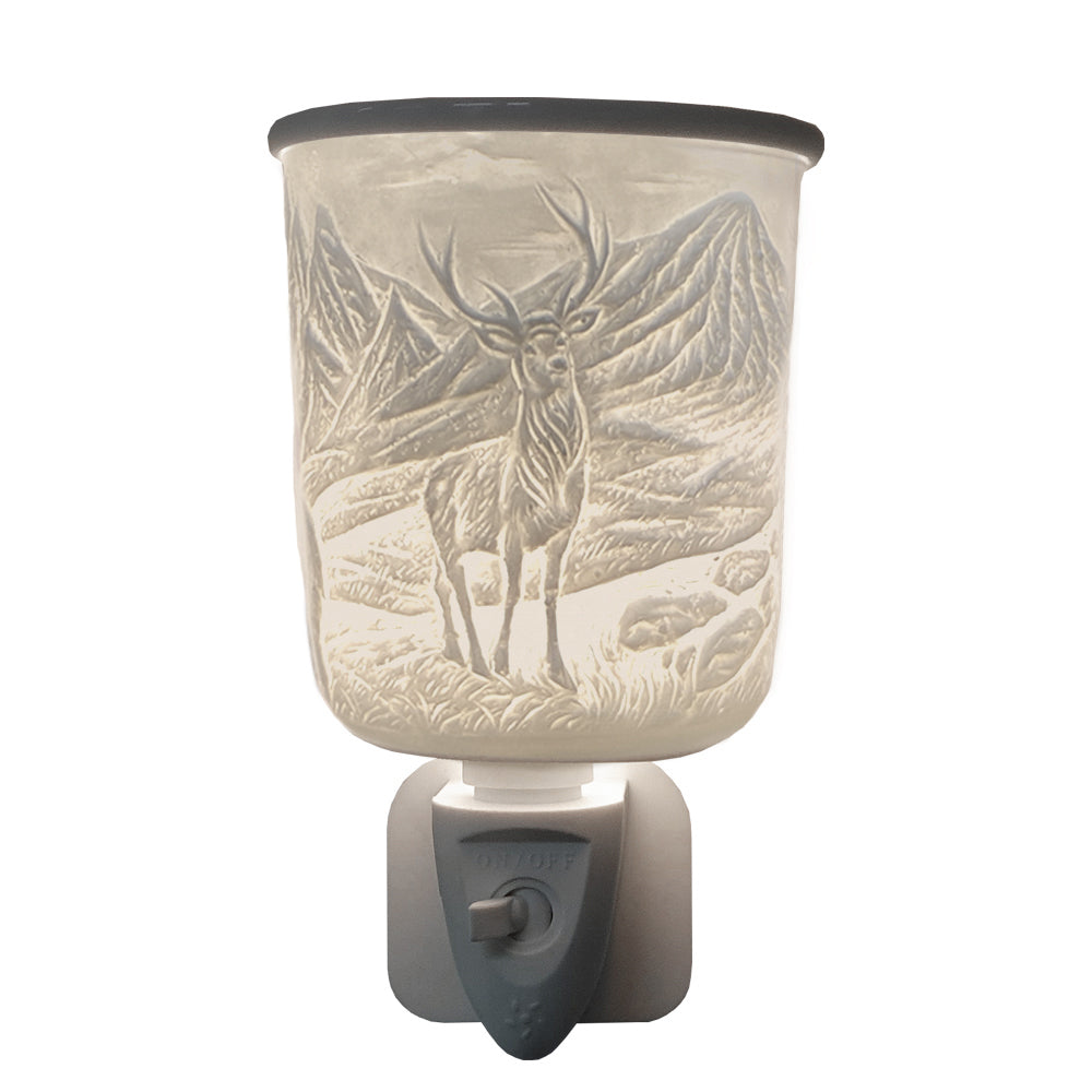 Cello - Porcelain Plug In Electric Melt Warmer - Highland Stag