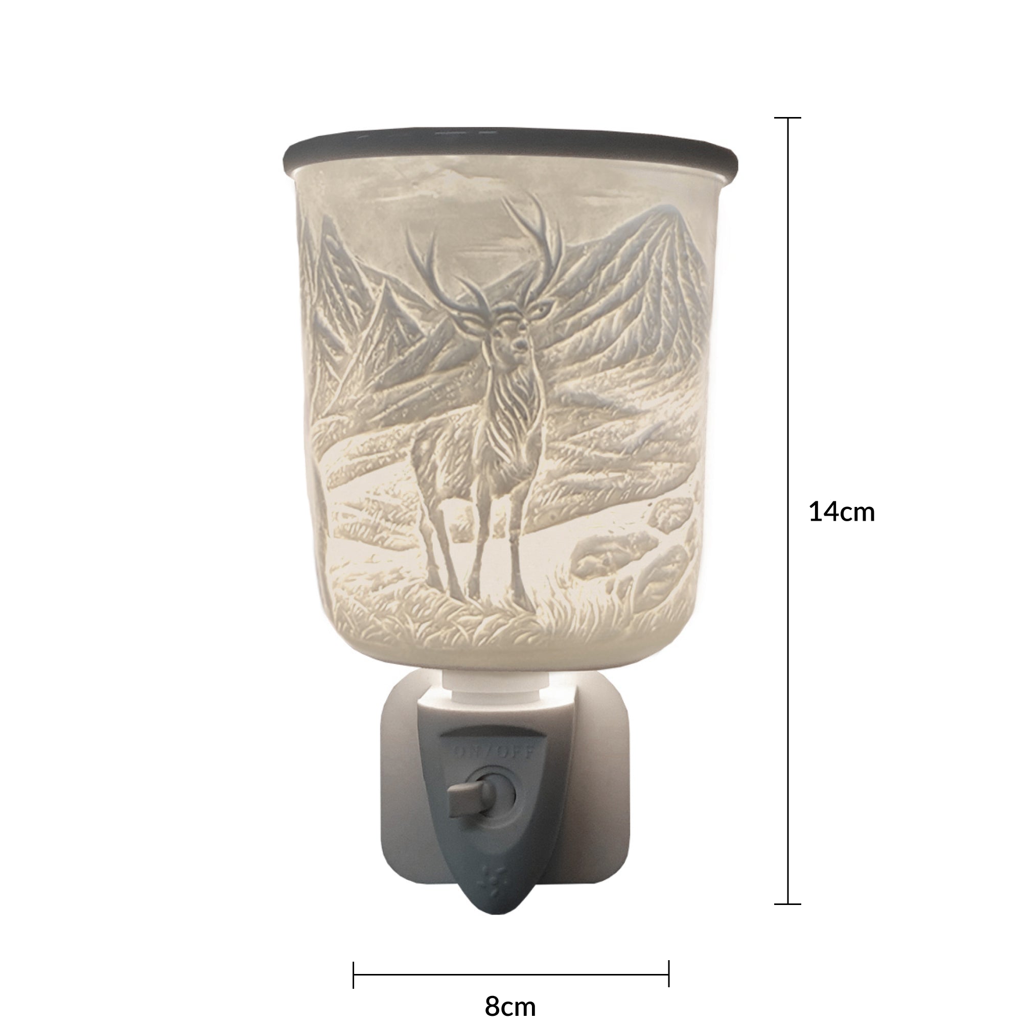 Cello - Porcelain Plug In Electric Melt Warmer - Highland Stag