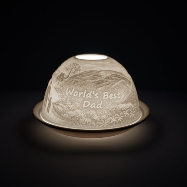 Cello - Tealight Dome - World's Best Dad