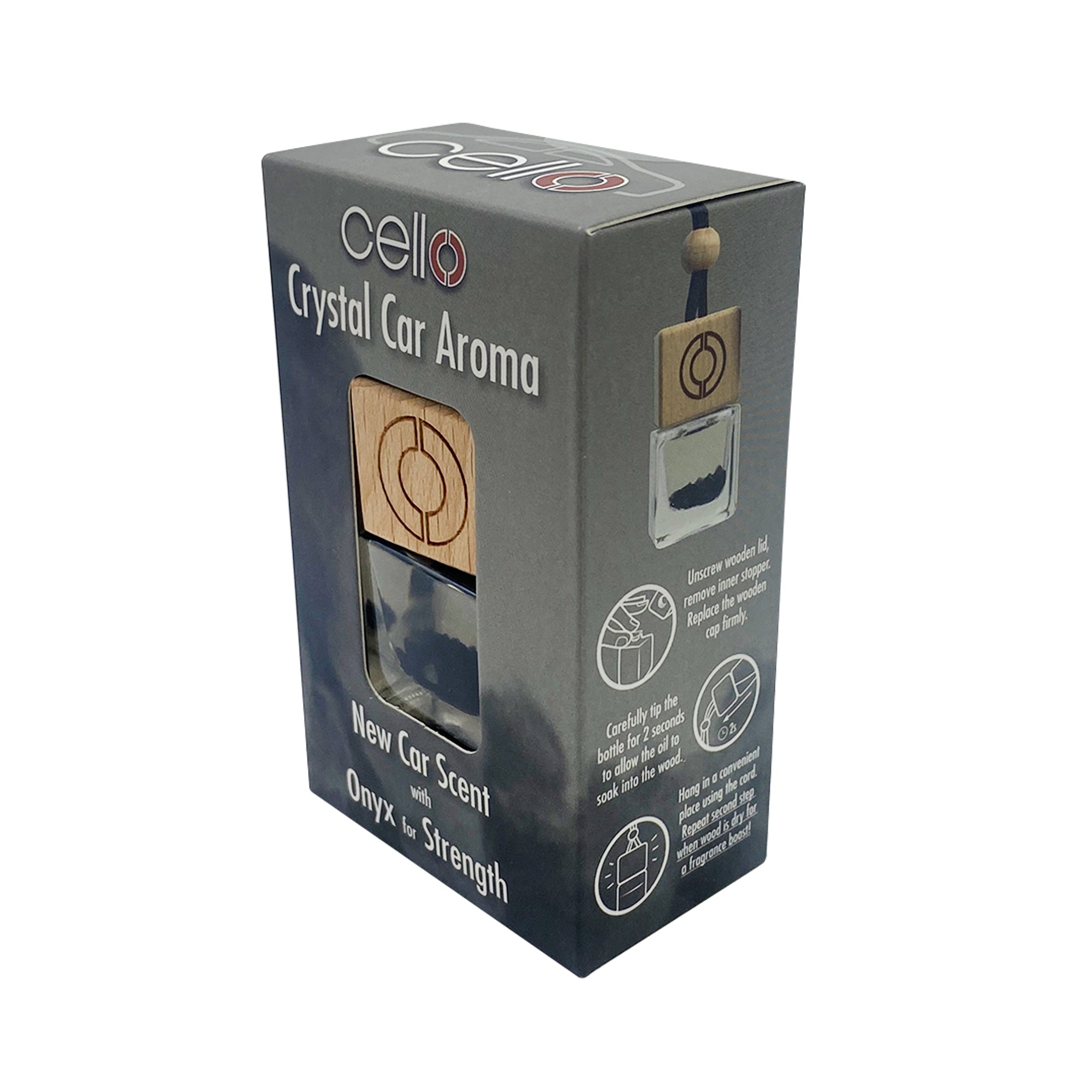 Cello - Crystal Car Aroma - Onyx - New Car