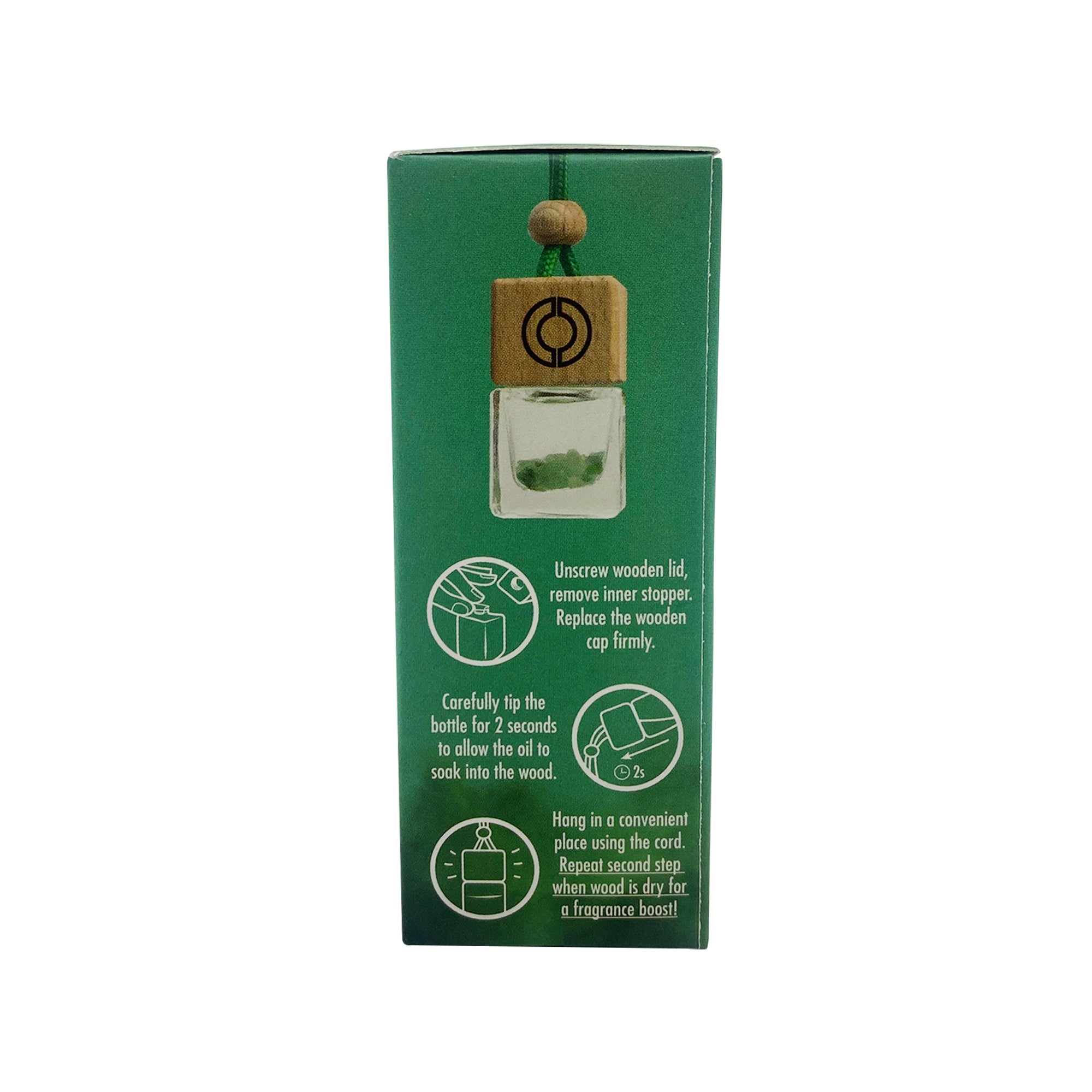 Cello - Crystal Car Aroma - Aventurine - Wood Sage & Sea Salt