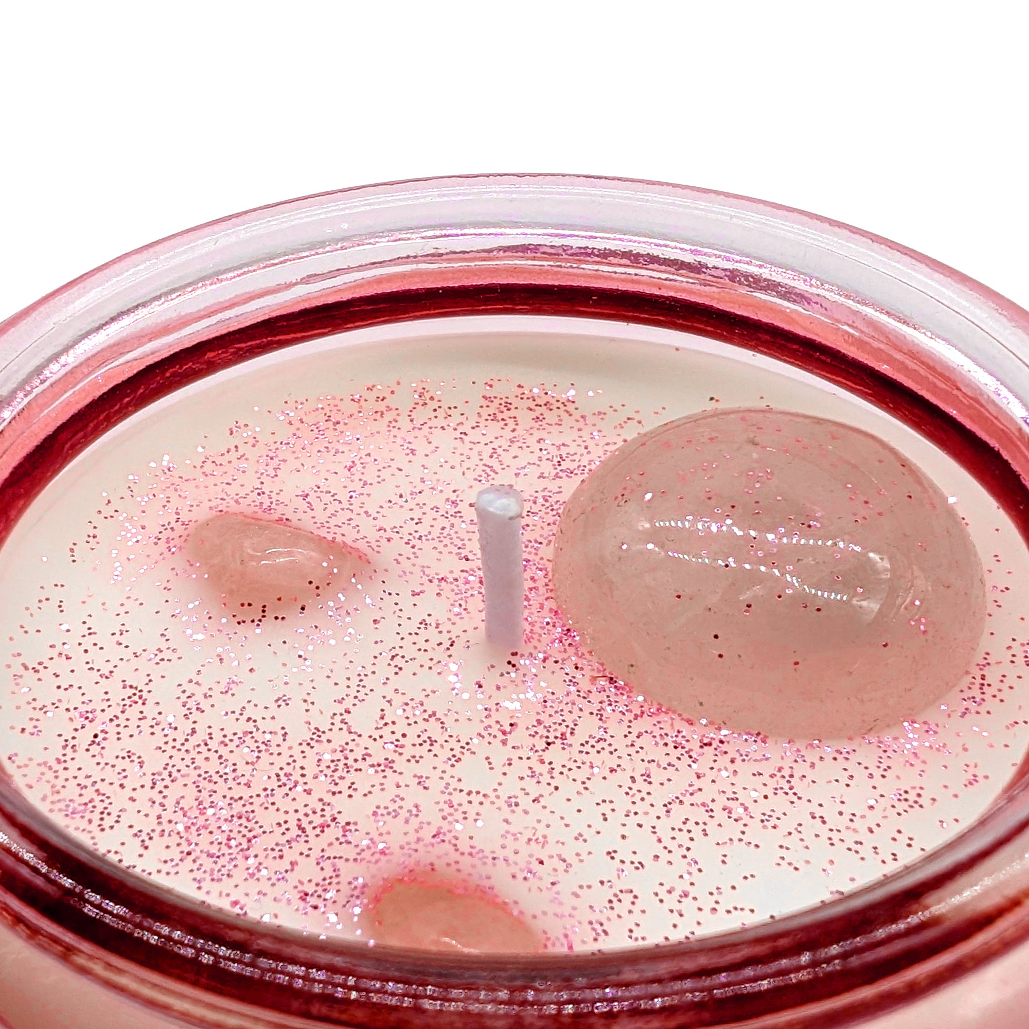 Cello - Gemstone Candle 200g - Wildflower Meadow with Rose Quartz