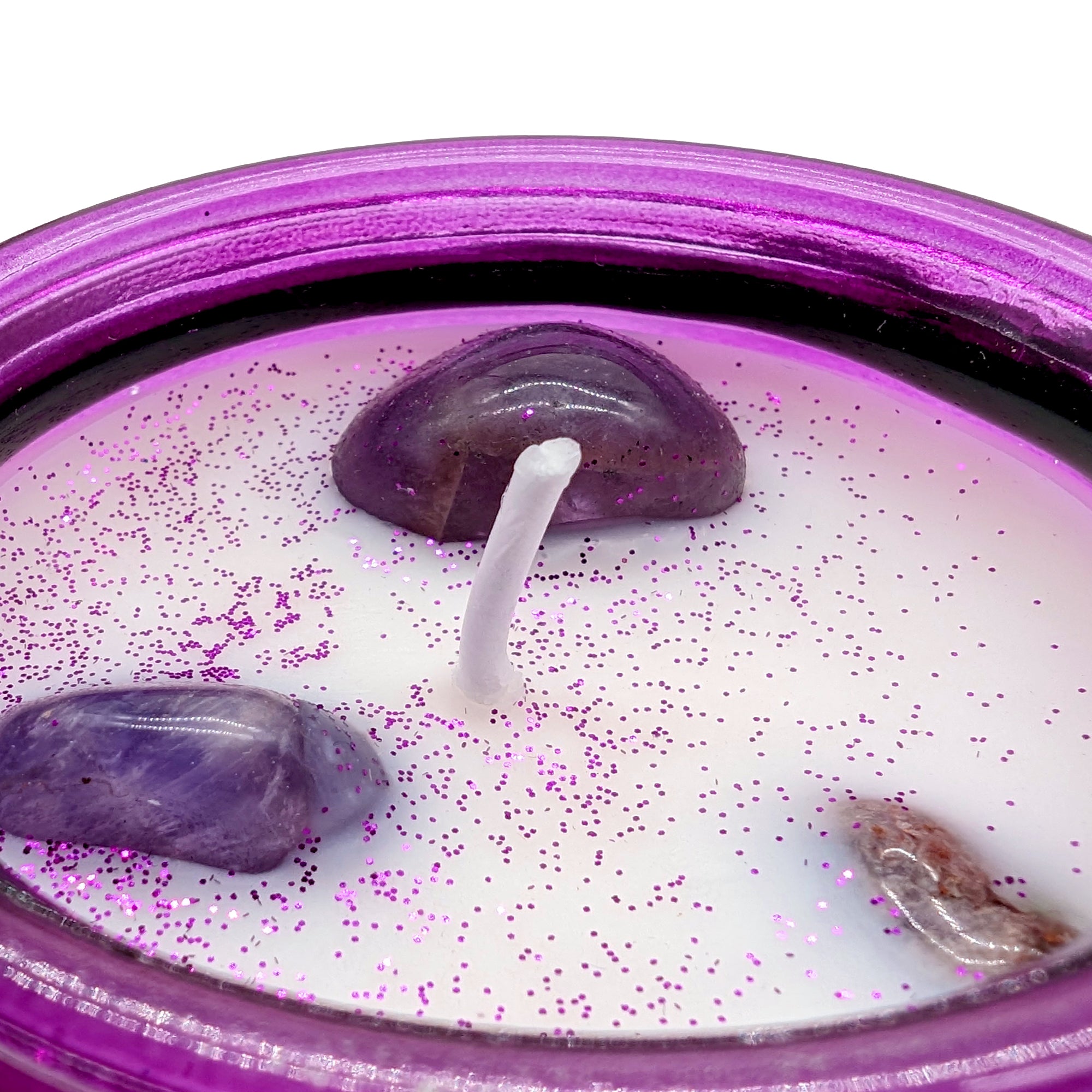 Cello - Gemstone Candle 200g - French Lavender with Amethyst