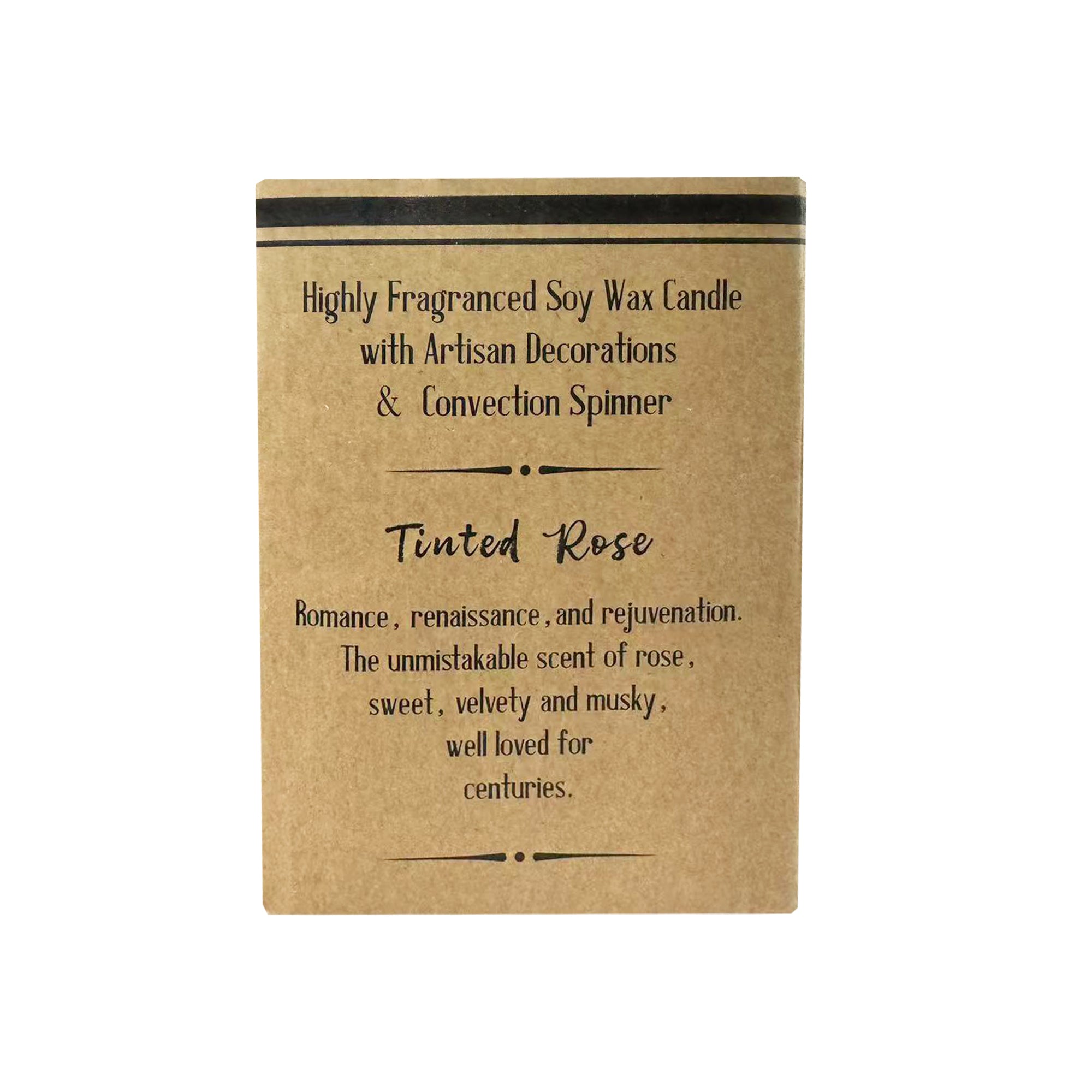 Cello - Naked Convection Spinner Candle 200g - Tinted Rose