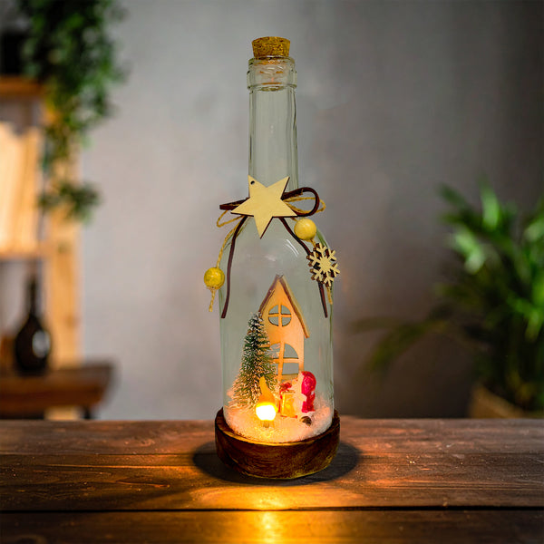Gleneagles - FireGlow Flame Holiday USB Glass Bottle