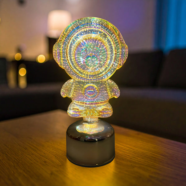 Gleneagles - Rotating Gold Bear Battery Lamp