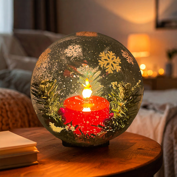 Gleneagles - Christmas Neon LED USB Glass Lamp