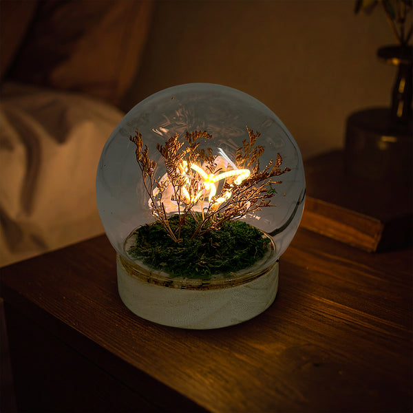 Gleneagles - Butterfly LED USB Glass Lamp