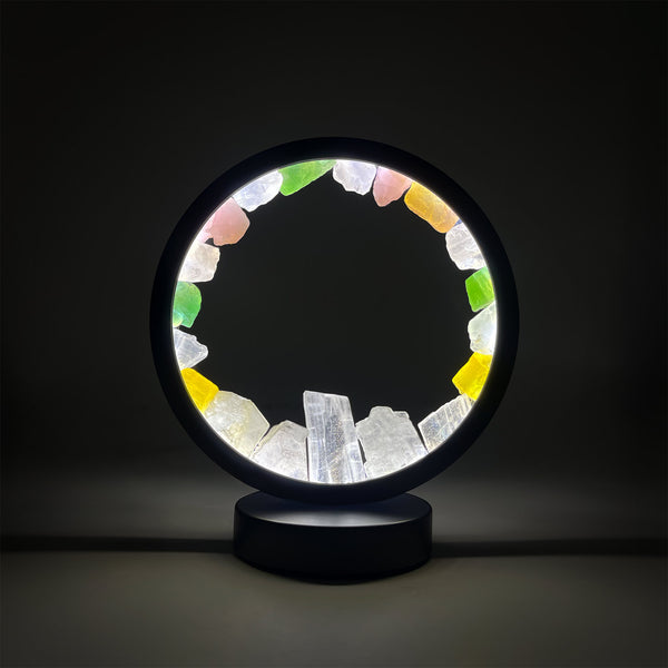 Gleneagles - Circle Earth LED Lamp - Mixed Minerals