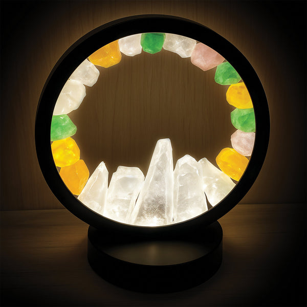 Gleneagles - Circle Earth LED Lamp - Mixed Minerals