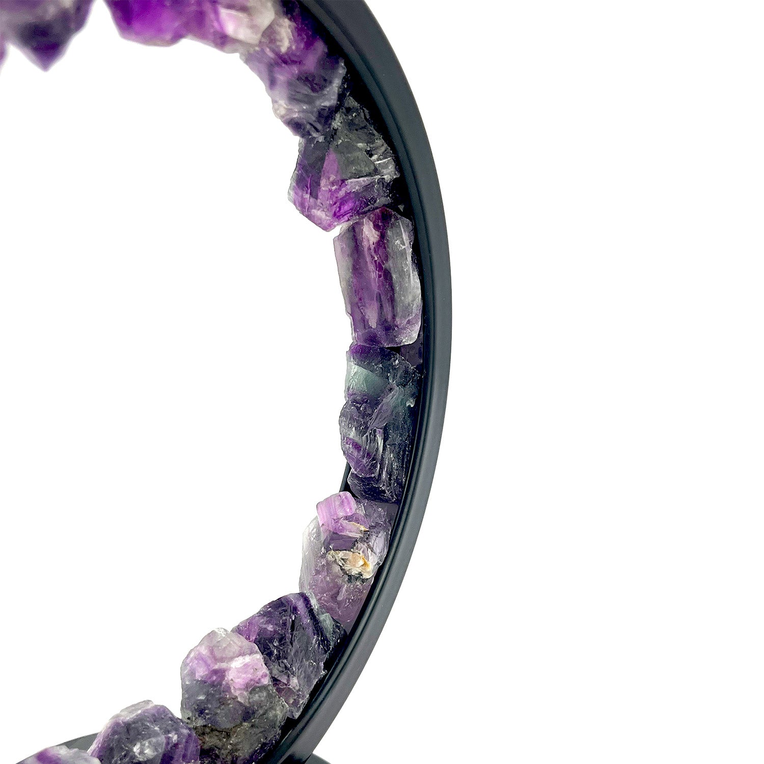 Gleneagles - Circle Earth LED Lamp - Purple Fluorite