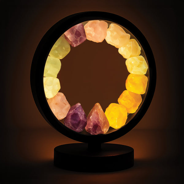 Gleneagles - Circle Earth LED Lamp - Mixed Minerals