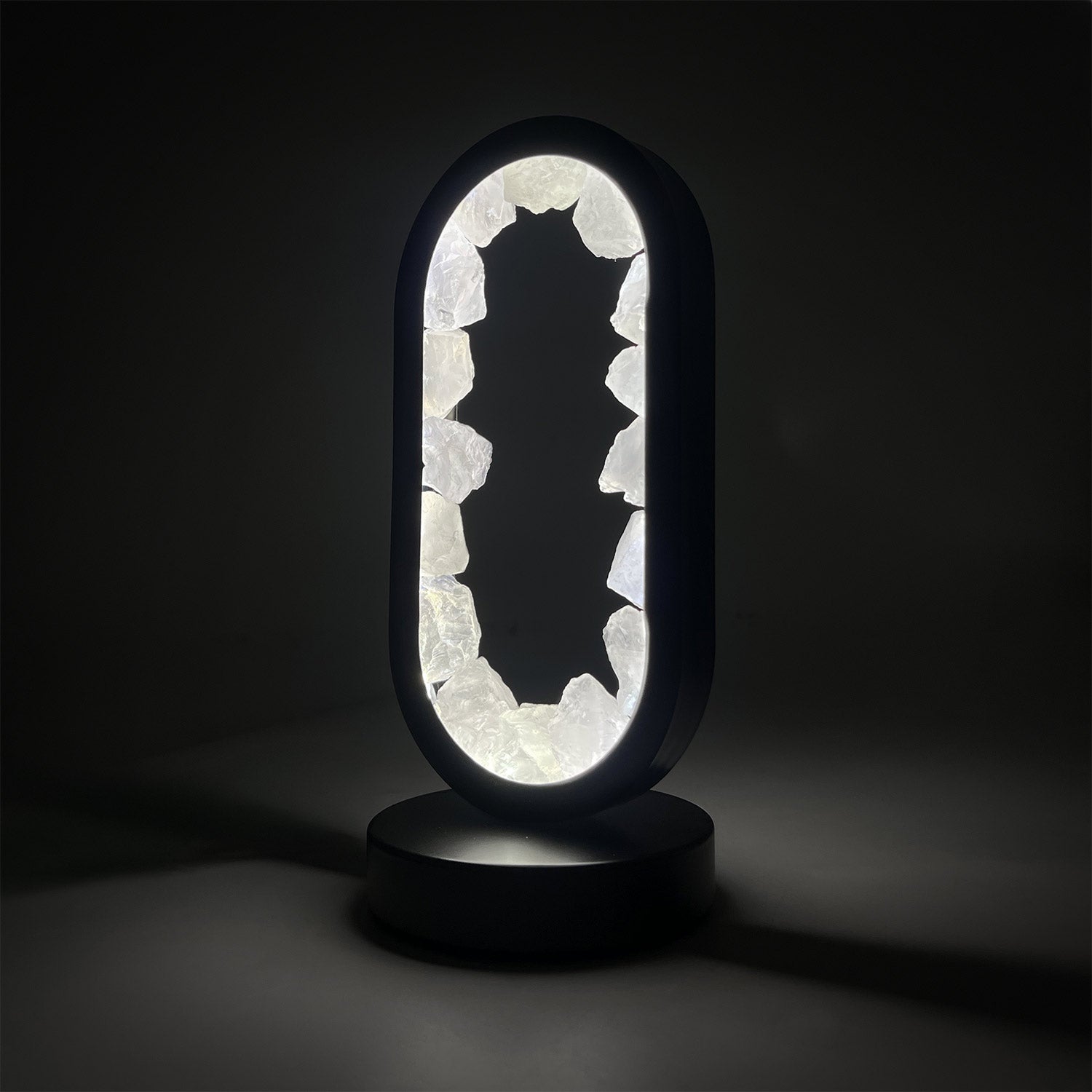 Gleneagles - Oval Earth LED Lamp - Rock Quartz