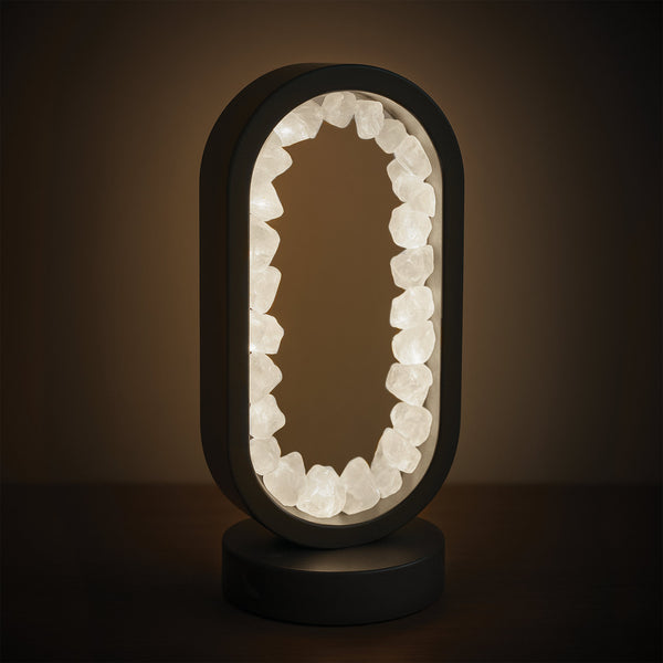 Gleneagles - Oval Earth LED Lamp - Rock Quartz