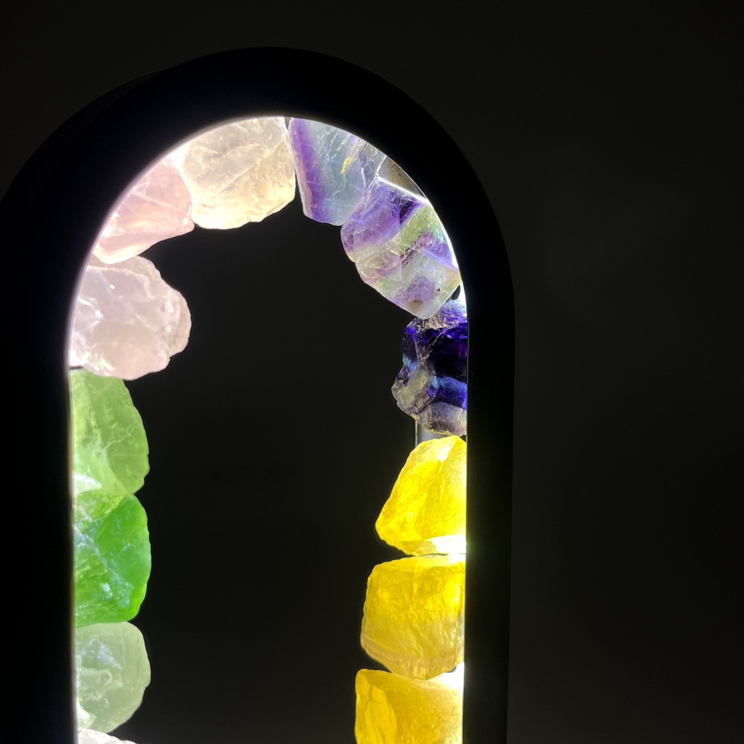 Gleneagles - Oval Earth LED Lamp - Mixed Minerals