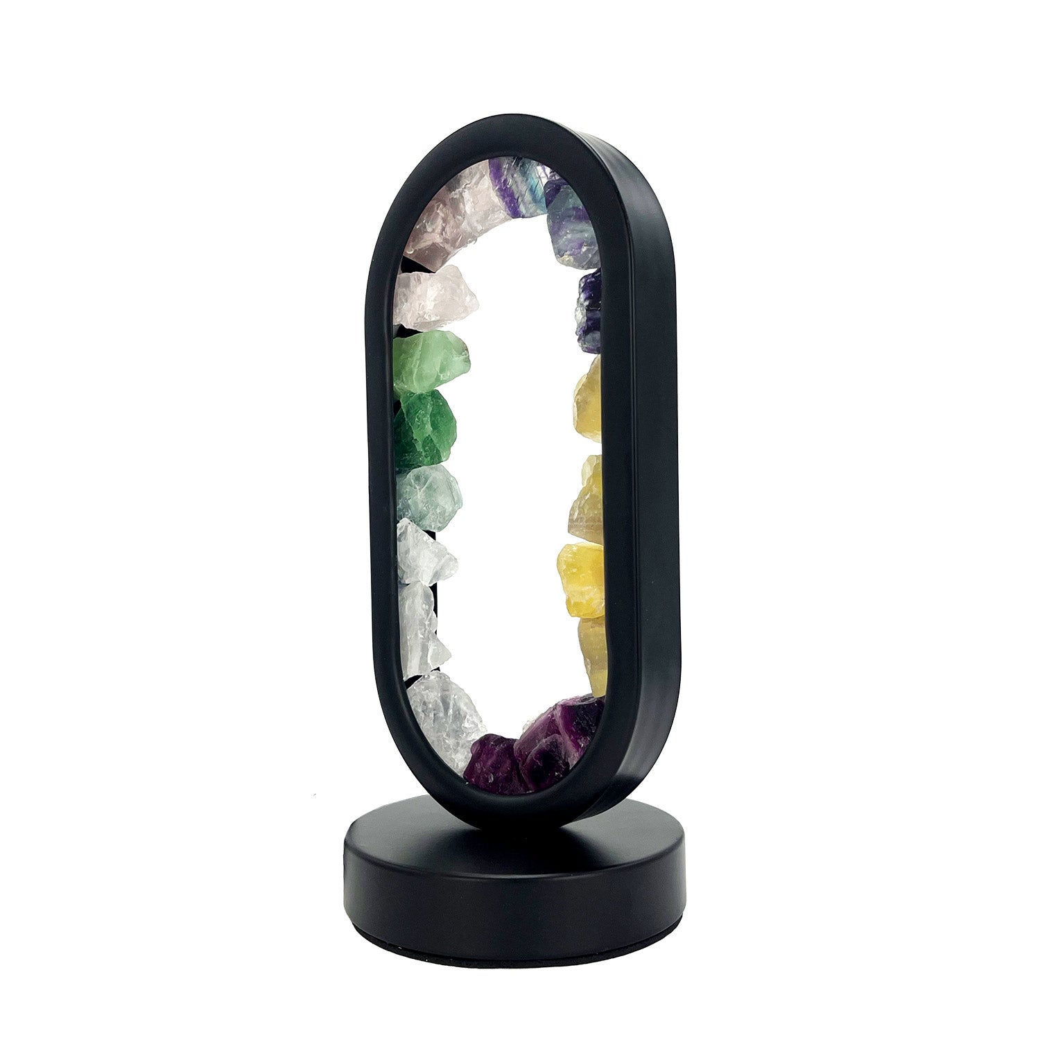 Gleneagles - Oval Earth LED Lamp - Mixed Minerals