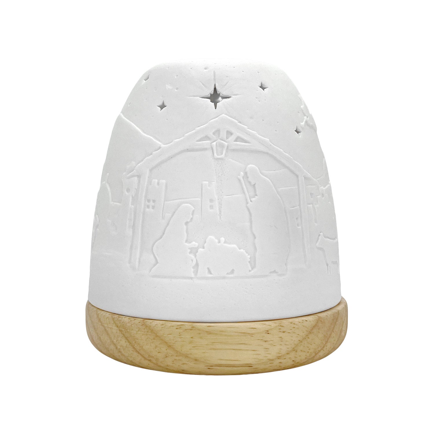 Cello - Tall Tealight Dome - Nativity