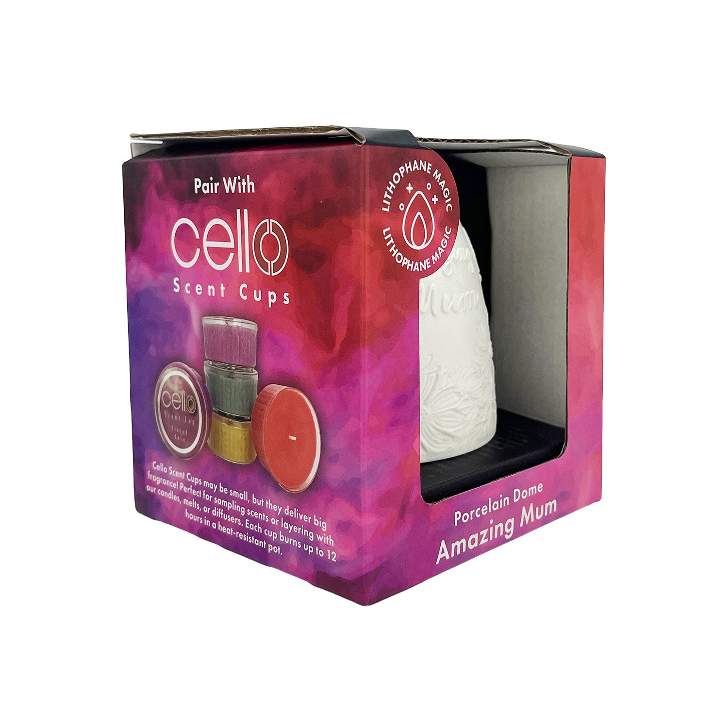 Cello - Tall Tealight Dome - Amazing Mum