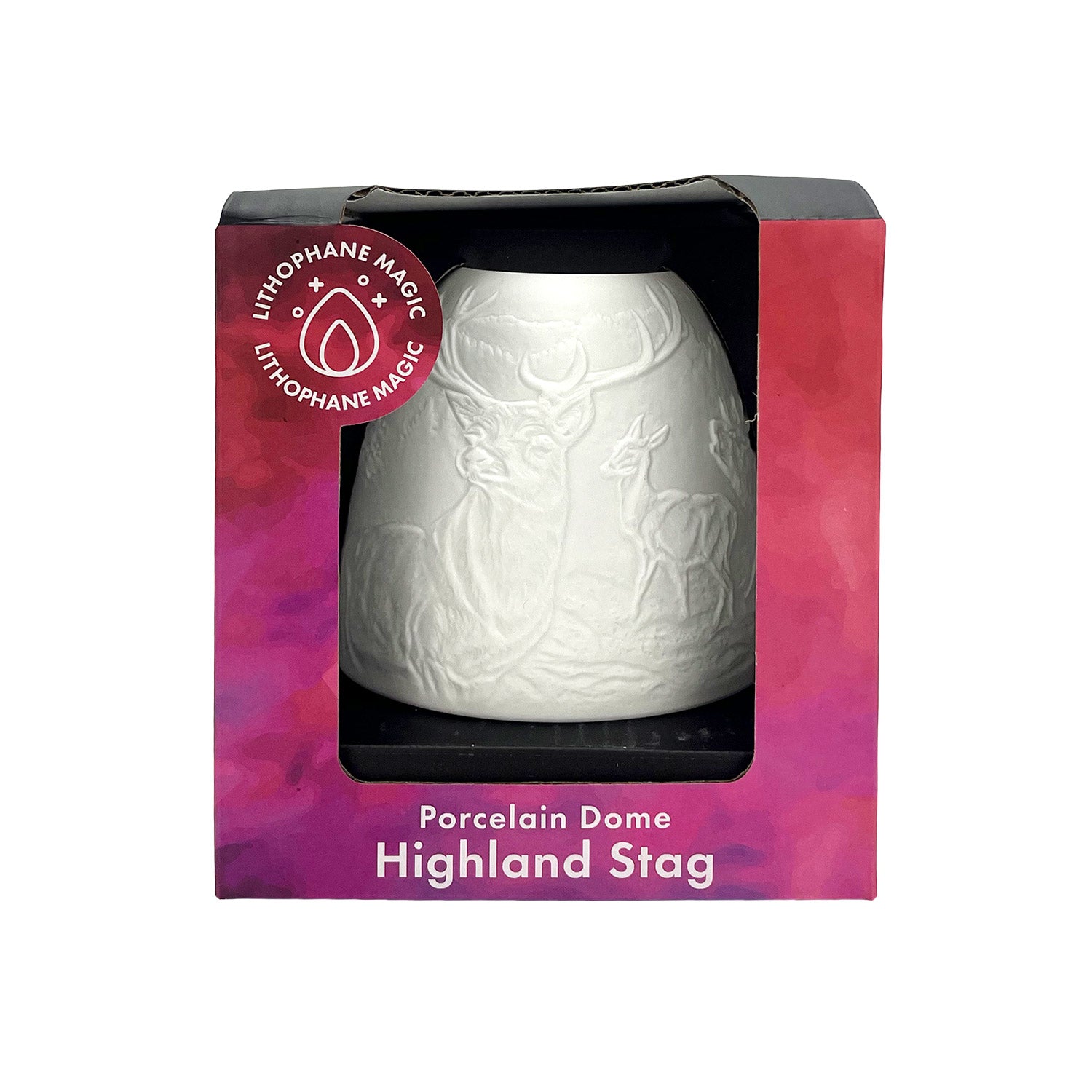 Cello - Tall Tealight Dome - Highland Stag