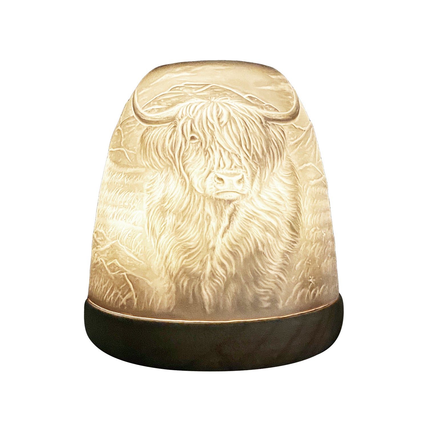 Cello - Tall Tealight Dome - Highland Cow