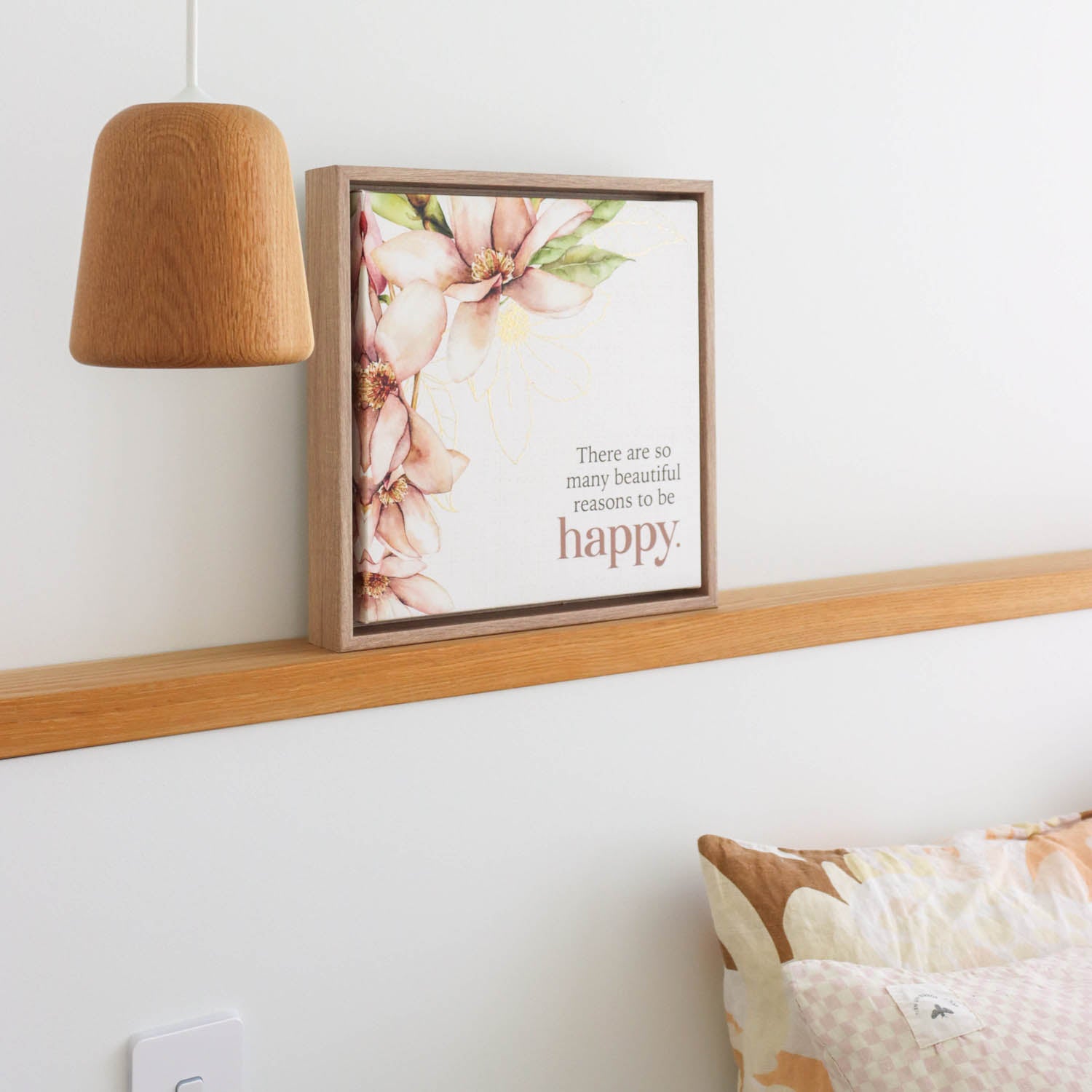 Splosh - Blossom Framed Canvas 34x34