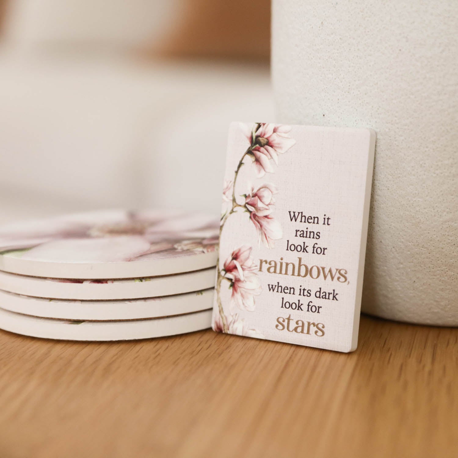 Splosh - Blossom Ceramic Magnet - Rainbows