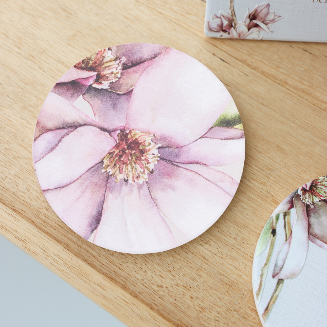 Splosh - Blossom Ceramic Coaster - Flower Bloom