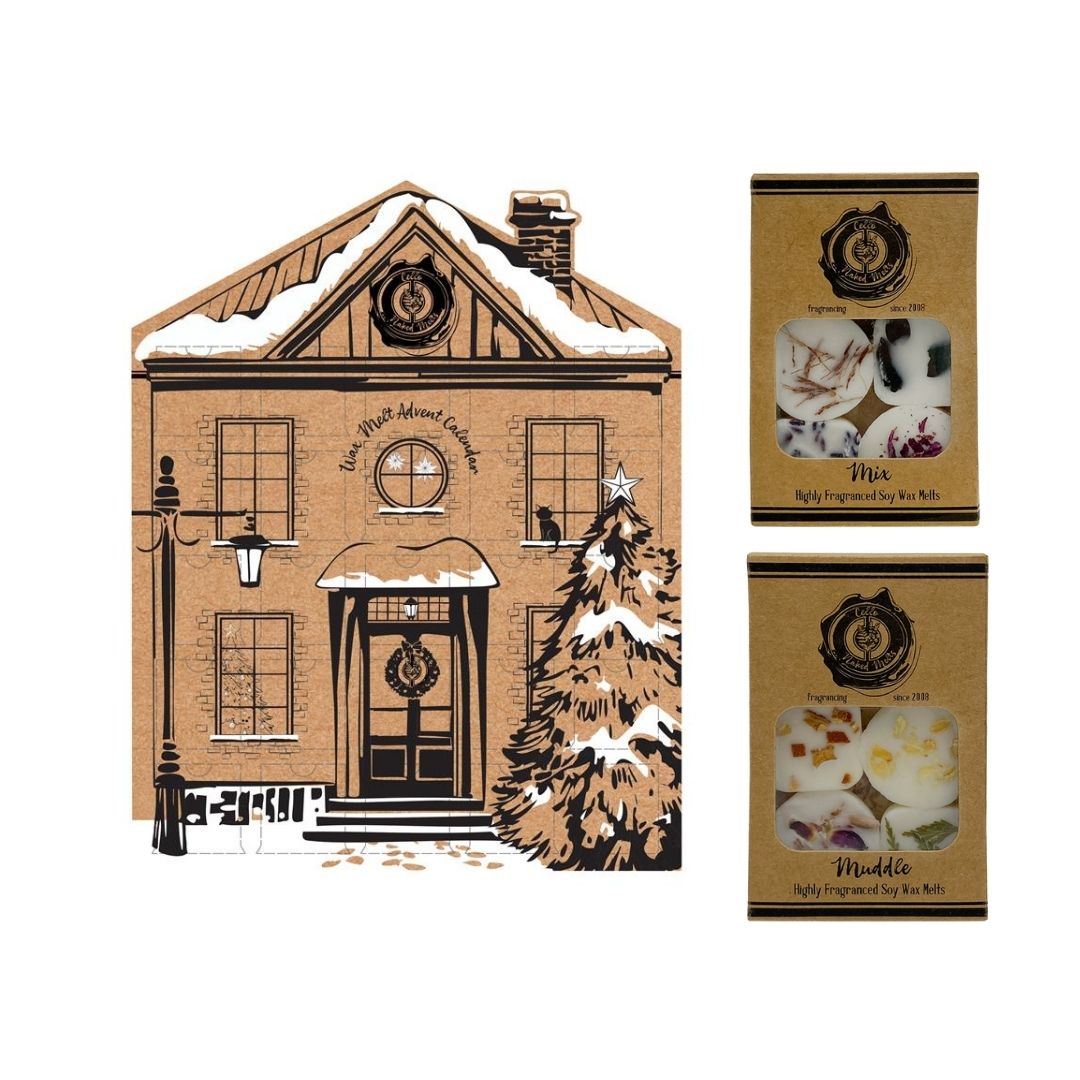 Naked Cello Advent Calendar with Tealight Burners