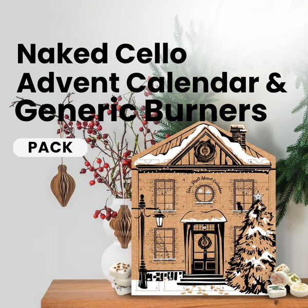 Naked Cello Advent Calendar with Tealight Burners