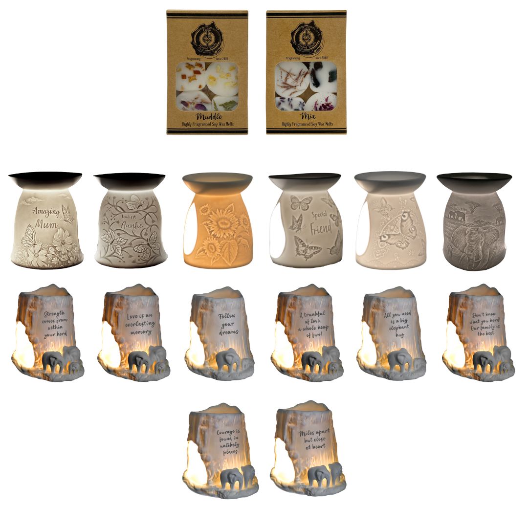 Naked Cello & Standard Tealight Burners Pack