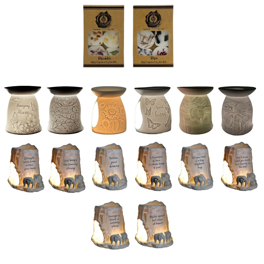 Naked Cello & Standard Tealight Burners Pack