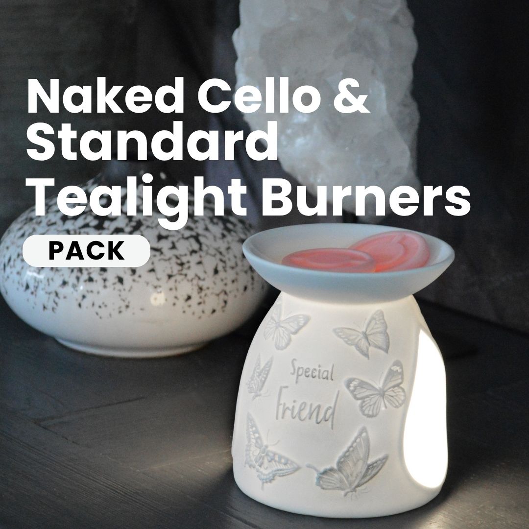 Naked Cello & Standard Tealight Burners Pack