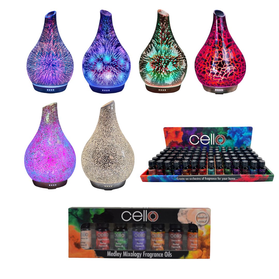 Cello - Ultrasonic Diffuser Pack