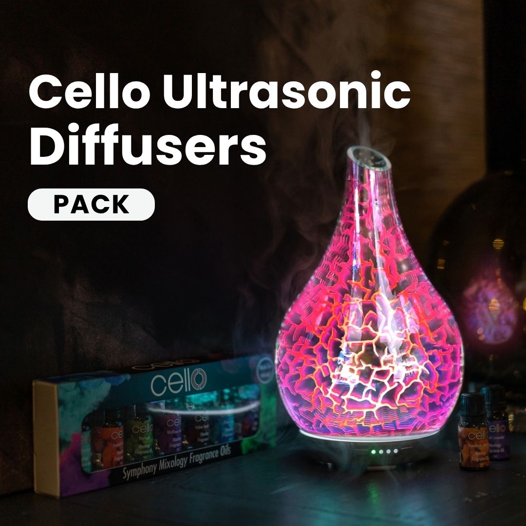 Cello - Ultrasonic Diffuser Pack