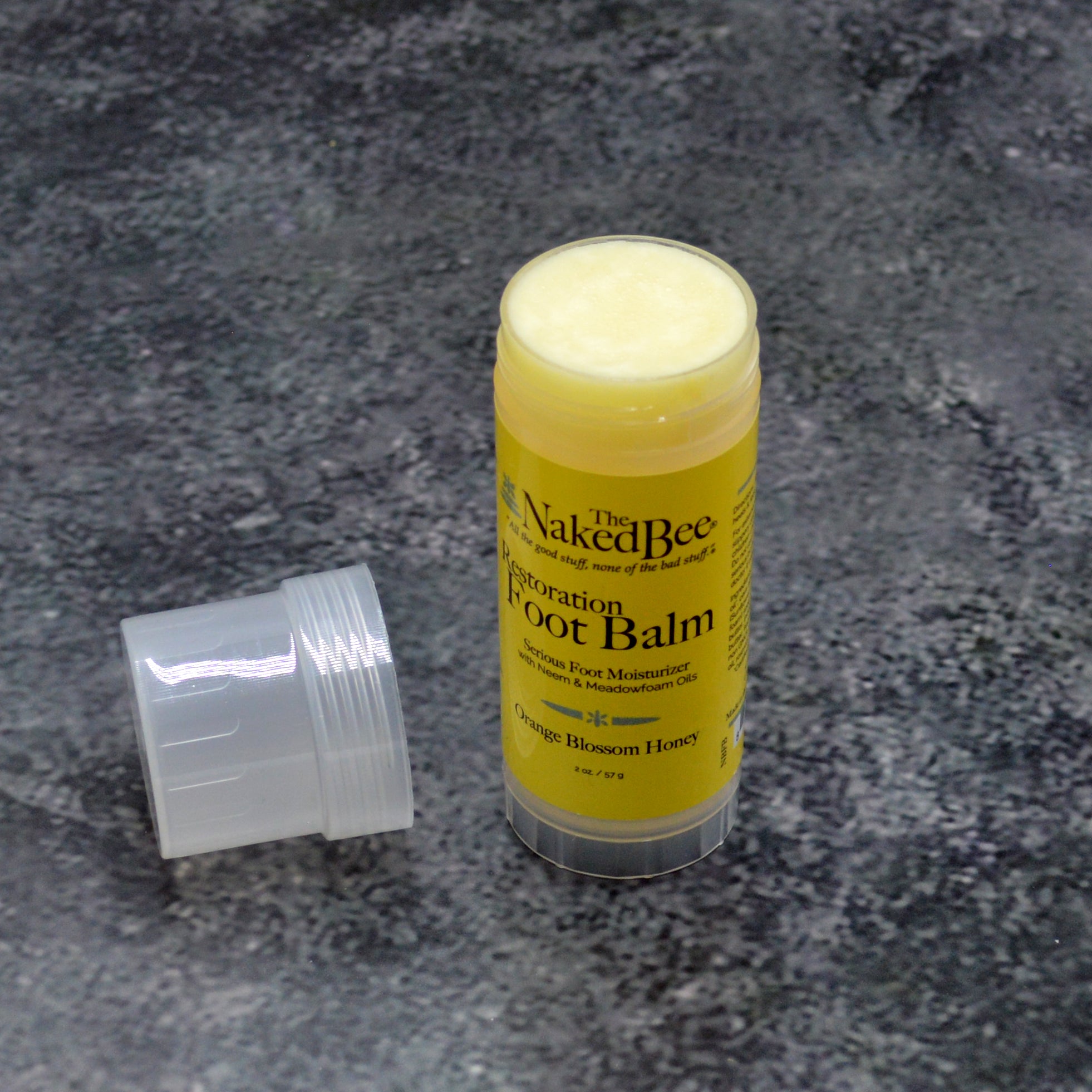 The Naked Bee - Restoration Foot Balm 2oz - Orange Blossom Honey