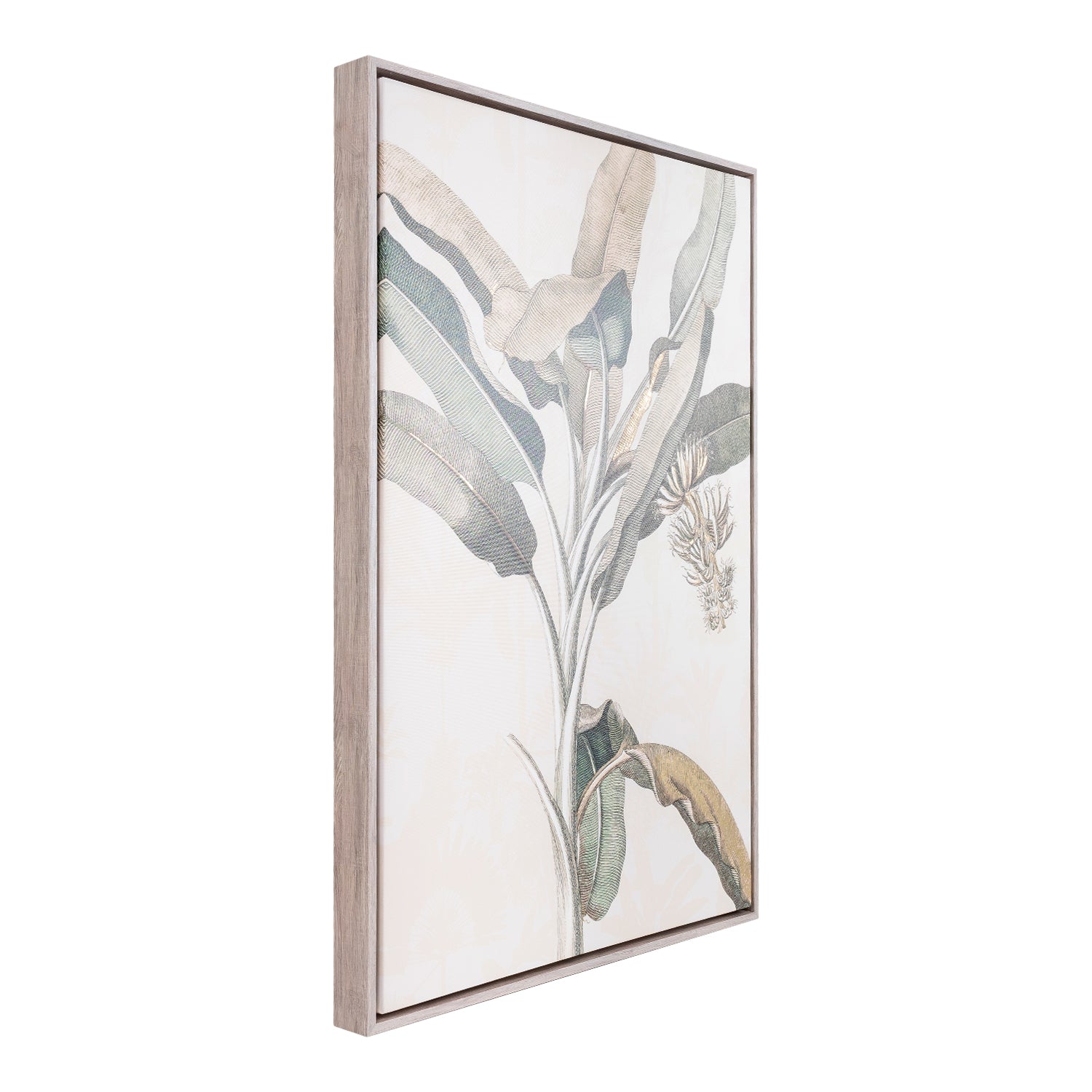 Splosh - Exotic - Right Palm Framed Canvas 94x64