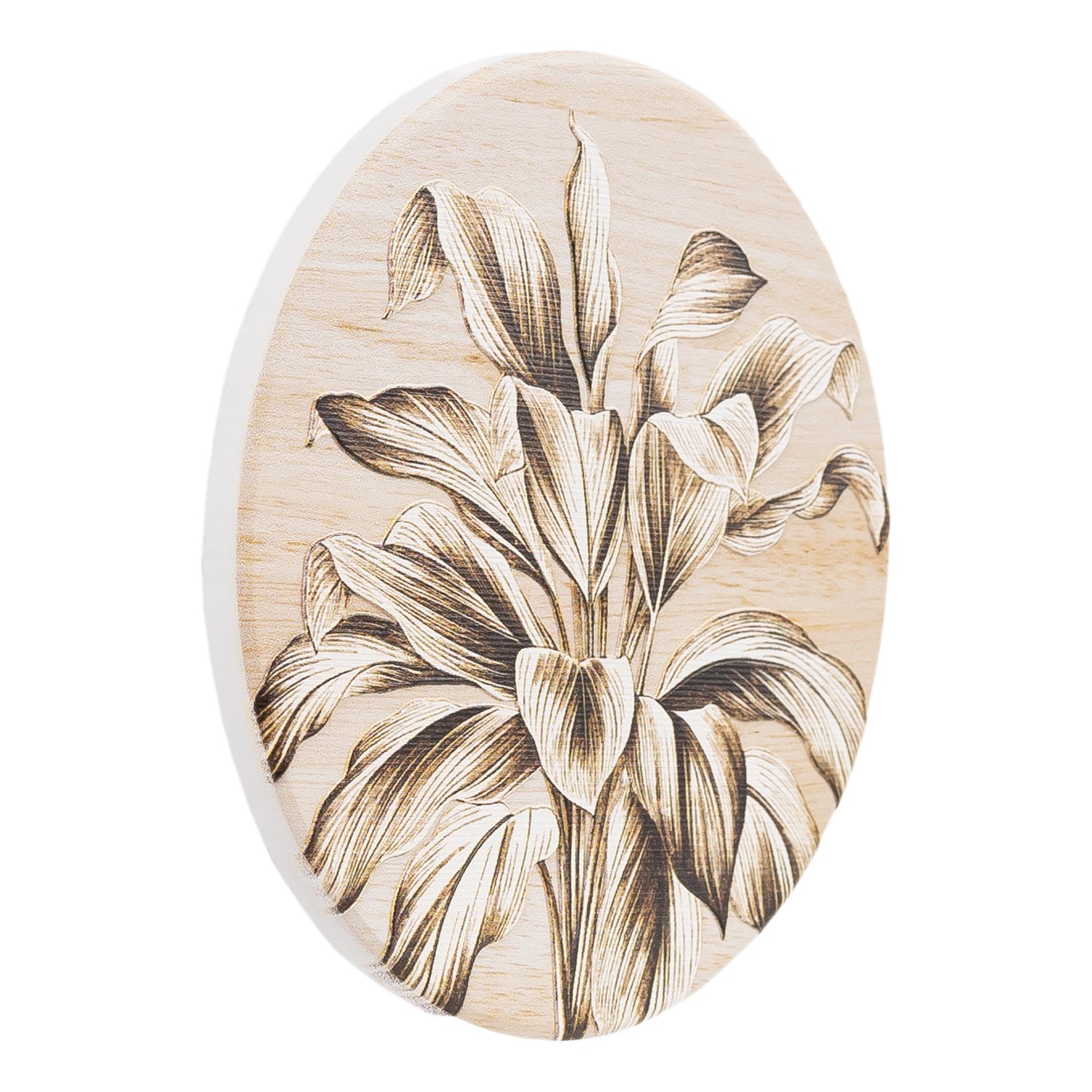 Splosh - Exotic - Ceramic Coaster - Gold Fern