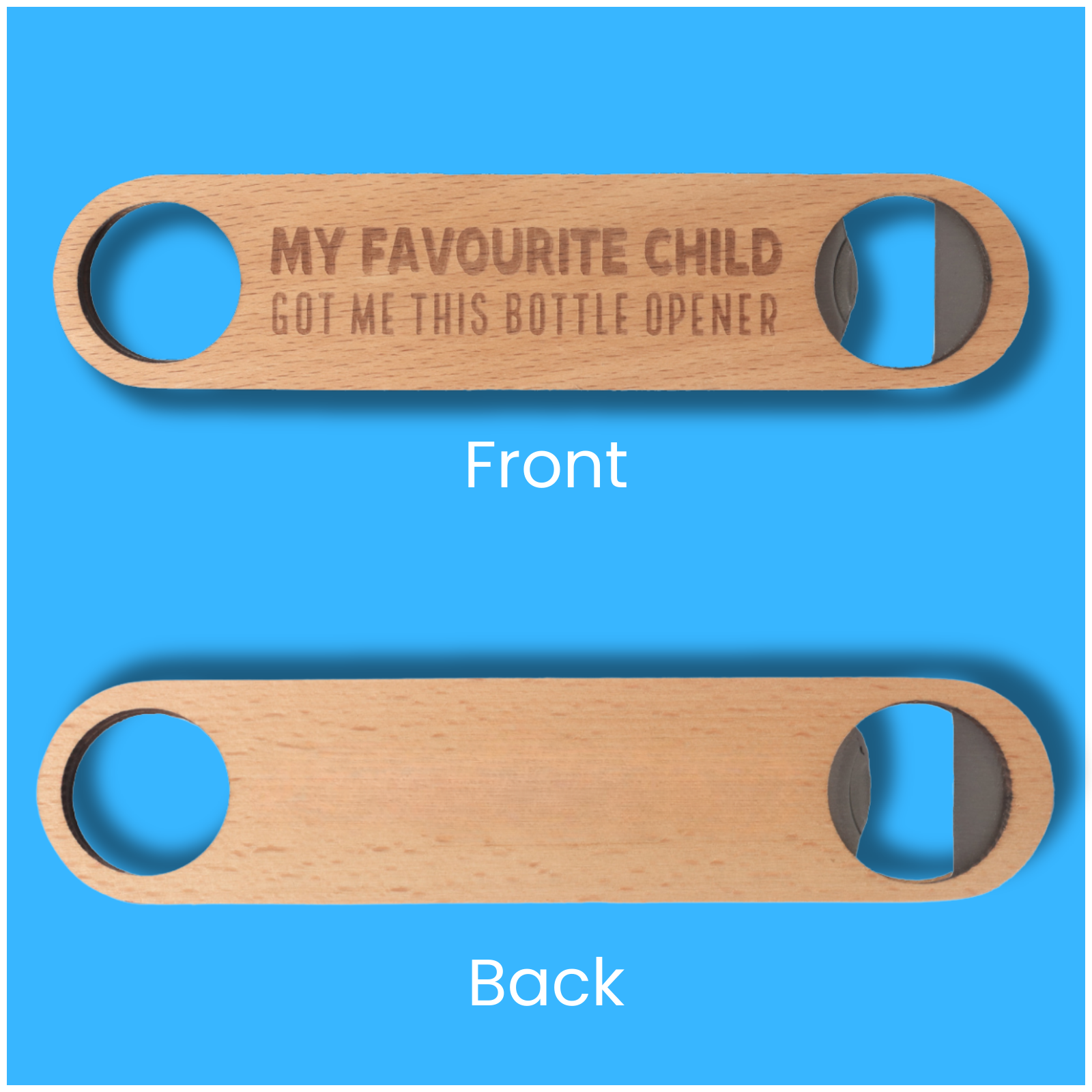 Splosh Wooden Bottle Opener - Favourite Child