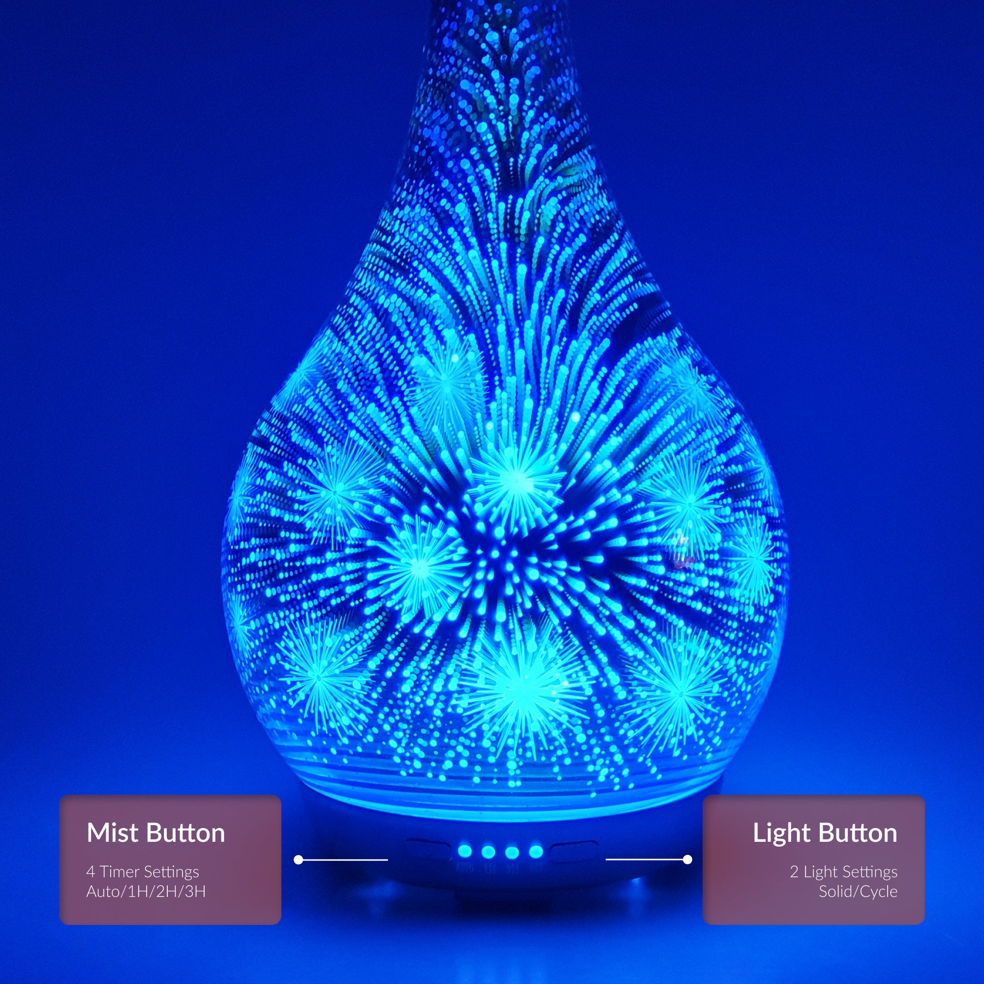 Cello - 3D Ultrasonic Diffuser Large - Firework