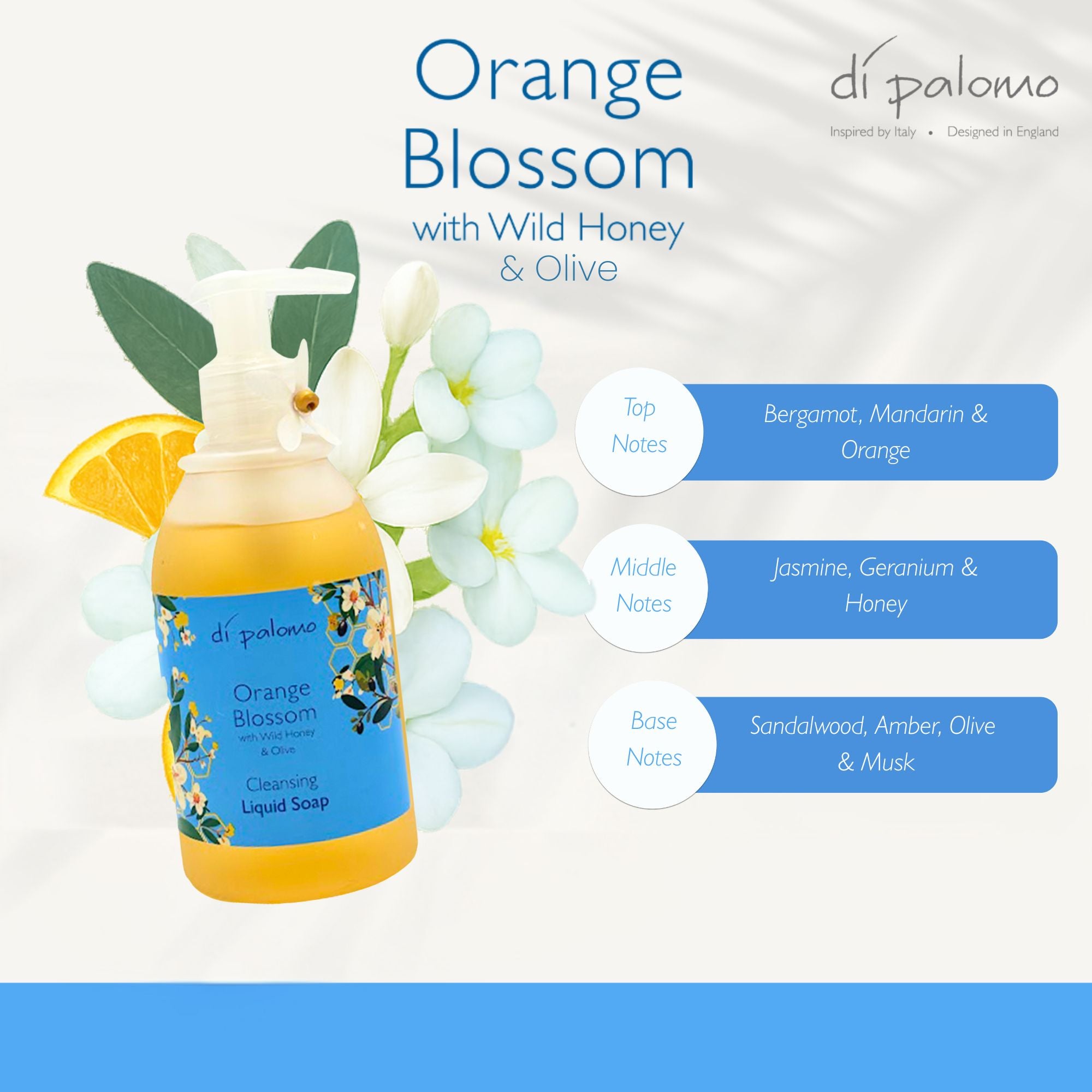 Di Palomo - Liquid Soap 240ml - Orange Blossom
