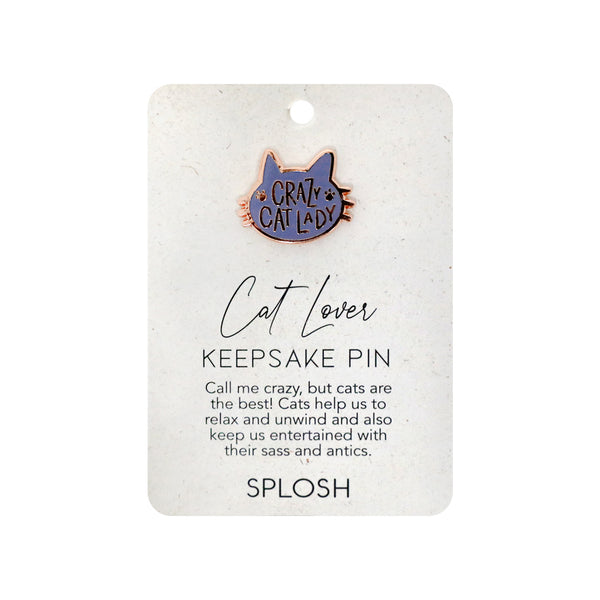 Splosh - Keepsake Pin - Cat Lover